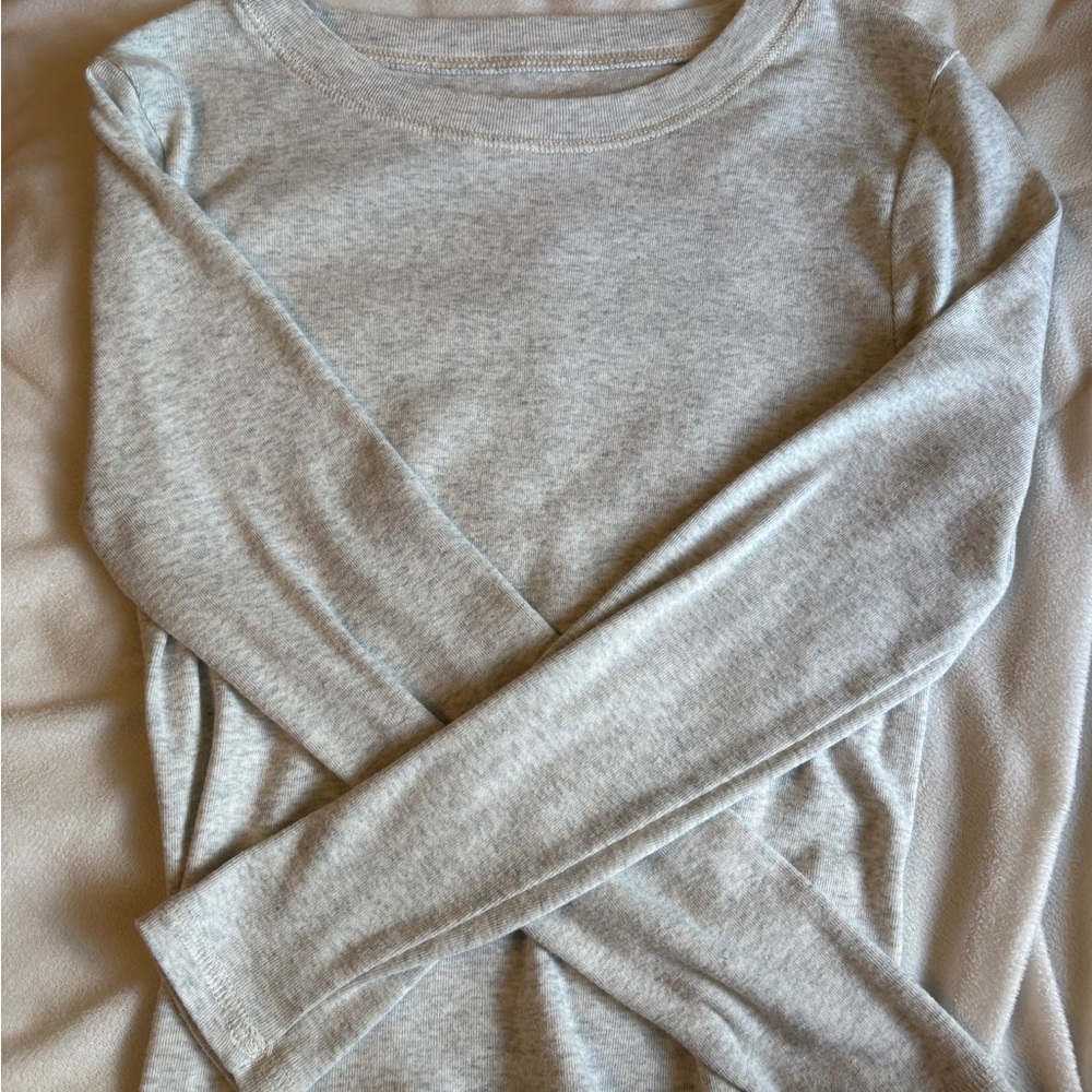 American Age Light Gray Knit Top